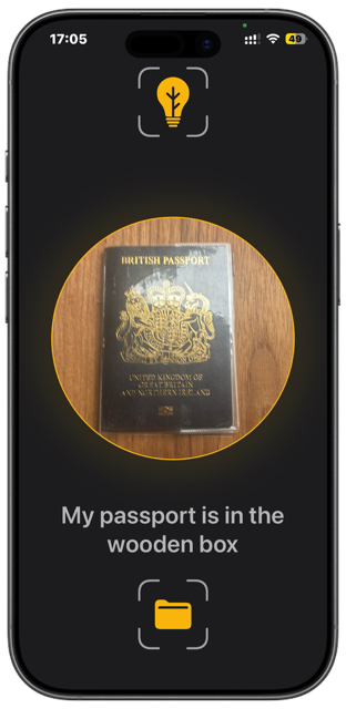 Twigged Snap saving a spoken memory with a passport photo